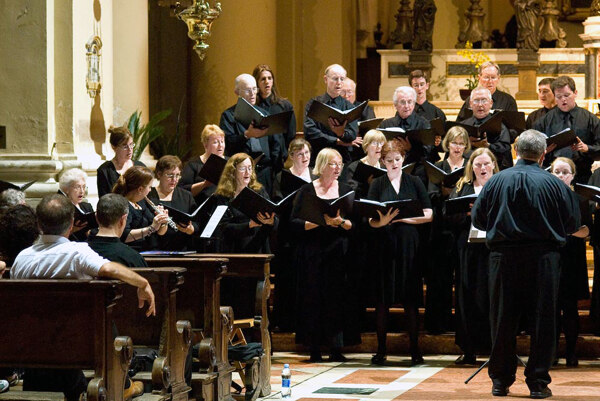 The Chorale performs at Valleggio Sul Mincio