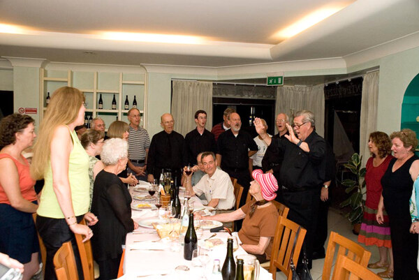 Ron Freeman Directing Singers