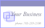 Business card icon in purple