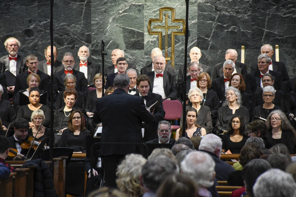 NVC Chorale performing Selections from Handel's Messiah Holiday Concert at St. Mark's